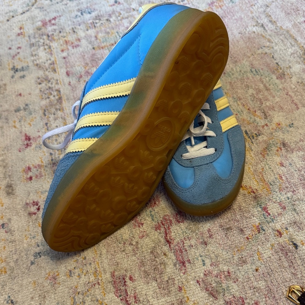 Adidas Gazelle Blue and Yellow Sneakers - Picture 3 of 4